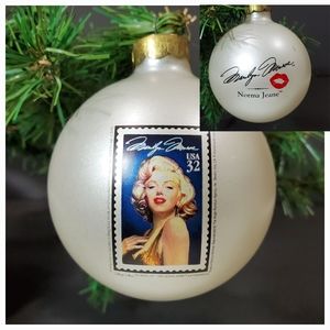 Topperscot Classic Collectors Series Glass Ornament Marilyn Monroe Norma Jeane
